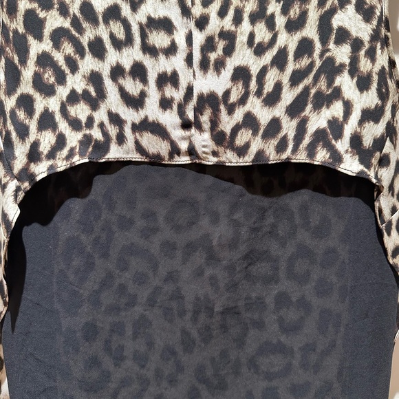 Rag & bone leopard print silk and mesh tank size xs - Picture 4 of 5